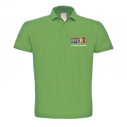 Polo taille M vert broderie...
