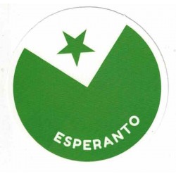 Glumarko Esperanta flago...